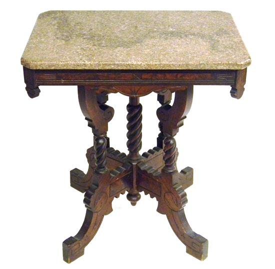 Victorian marble top table oblong 11174f