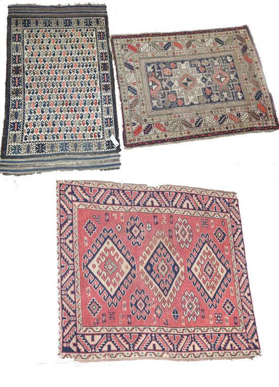 THREE HAND KNOTTED ORIENTAL RUGS 111c2c
