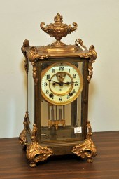 ANSONIA MANTLE CLOCK. Eight day  time/strike
