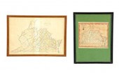 TWO MAPS OF VIRGINIA INCLUDING 11504e