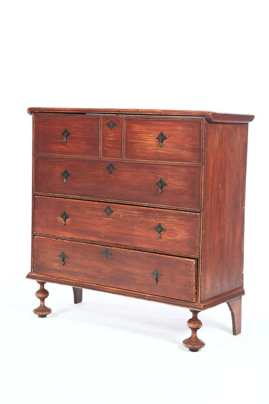 WILLIAM & MARY BLANKET CHEST.  American 