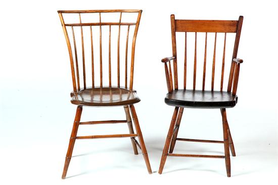 TWO WINDSOR CHAIRS Both American 1151ab