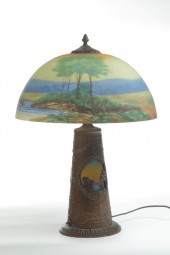TABLE LAMP.  Attributed to Pittsburgh