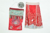 THREE CHINESE EMBROIDERED TEXTILES  115e69
