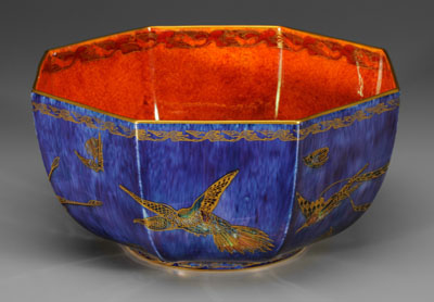 Octagonal Wedgwood lustre bowl  11485d