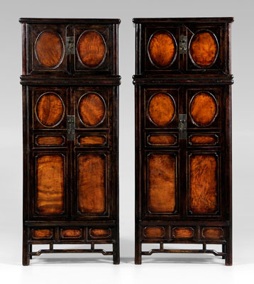 Pair Chinese compound cabinets  114914