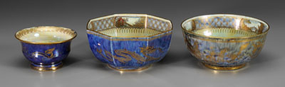 Three Wedgwood lustre bowls all 114955