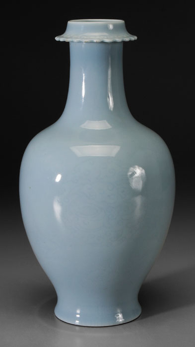 Sky Blue Porcelain Vase Chinese  114aef