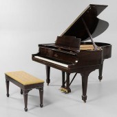 Steinway Baby Grand Piano dark mahogany