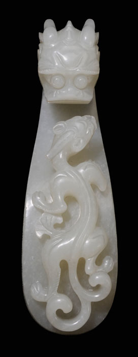 White Jade Belt Hook Chinese possibly 117d71