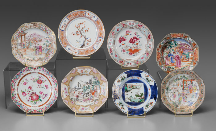 Eight Pieces Export Porcelain Chinese  117e0e