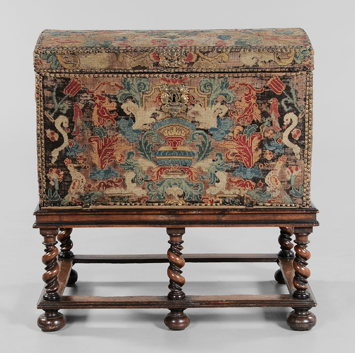 William and Mary Upholstered Chest 117e33