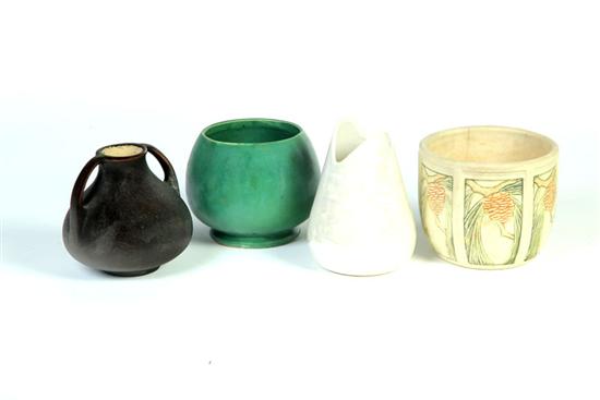 FOUR PIECES OF ART POTTERY American 1172fa
