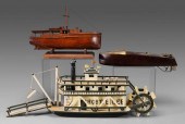 Three Boat Models American, 20th century: