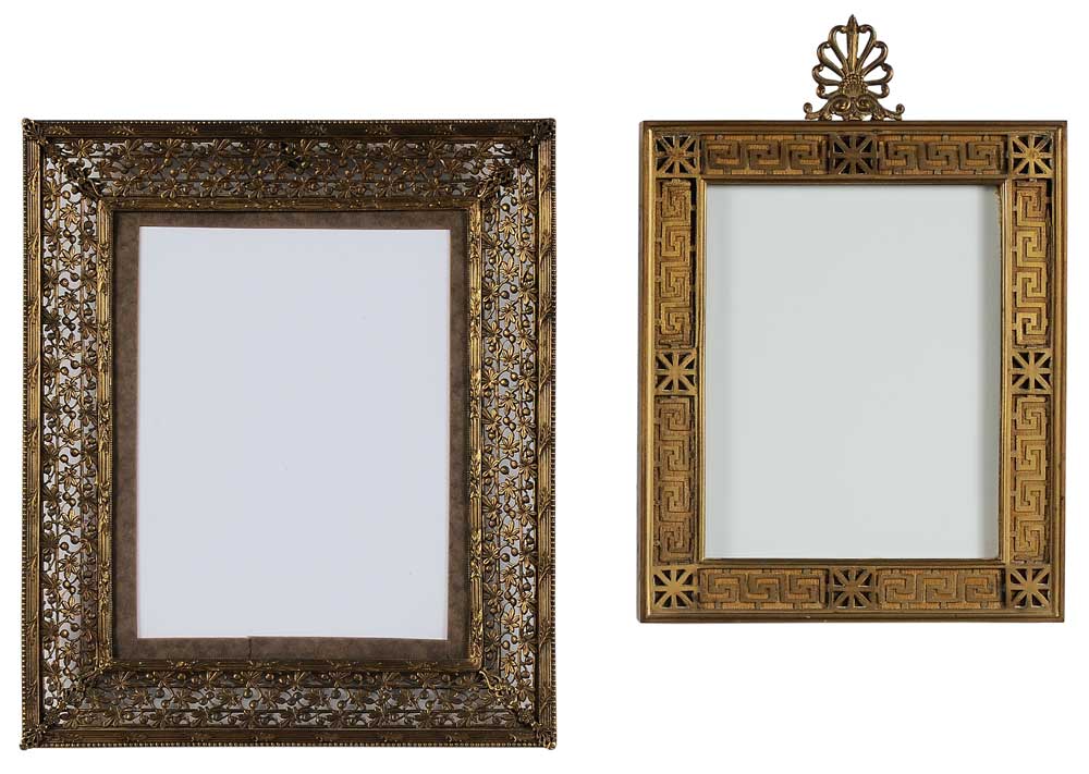 Two Brass Photo Frames American 11a94f