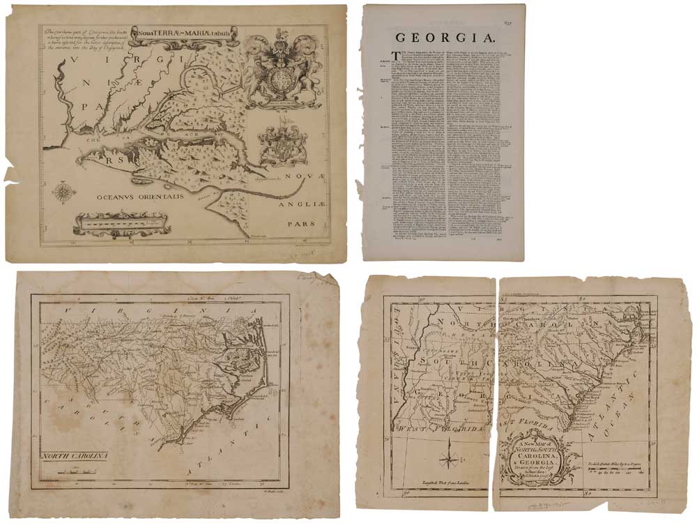 Three Maps of the Southeastern 11a9e5