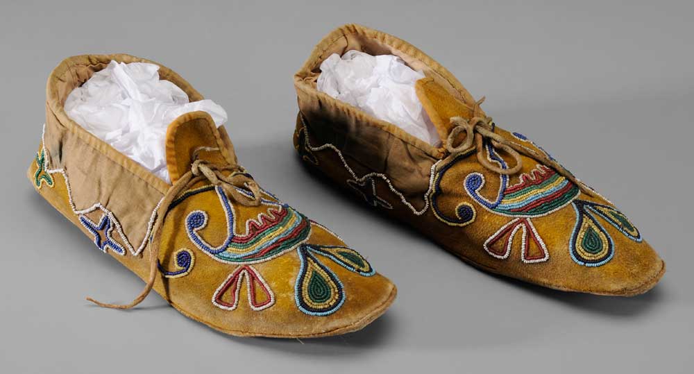Native American Beaded Moccasins possibly