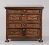 Early Oak Chest of Drawers British,