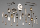 49 Pieces Assorted Silver Flatware including