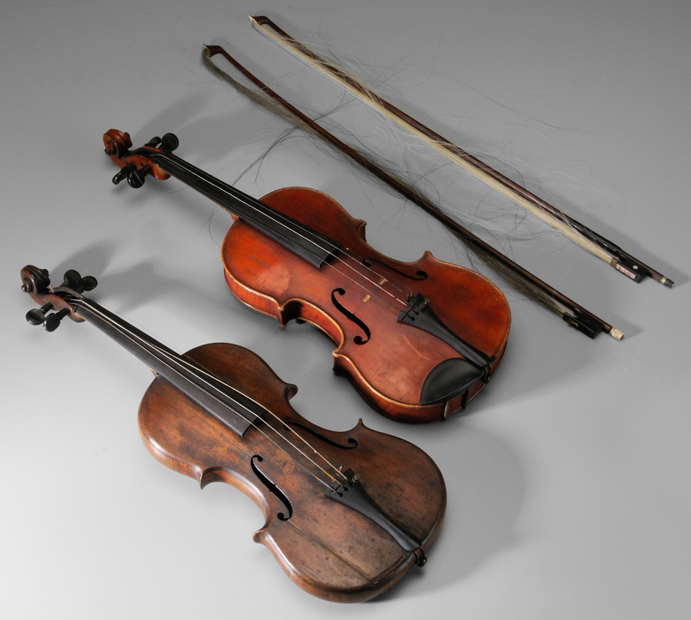 Two Violins Two Bows German and 1190a1
