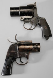 Two Flare Guns Webley (British), serial