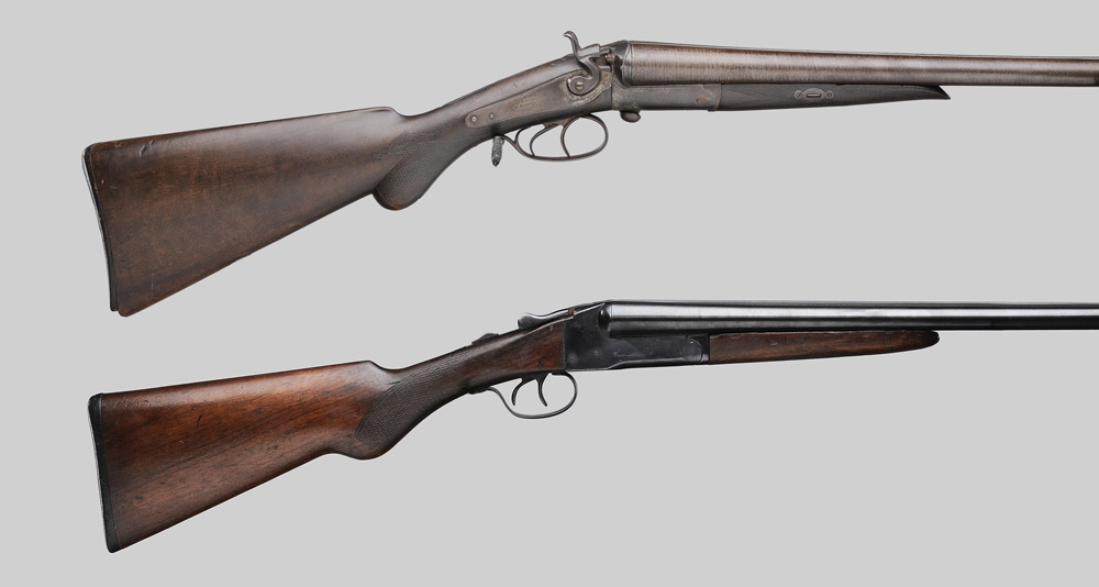 Two Double-Barrel Shotguns W. Richards