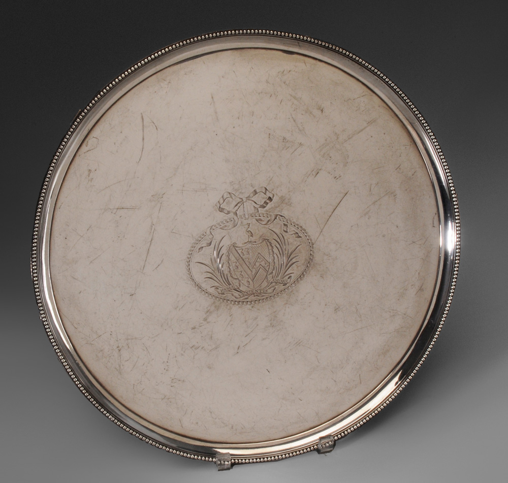George III English Silver Tray 119237