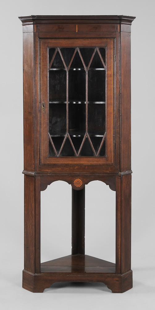 Chippendale Style Corner Cupboard 119286