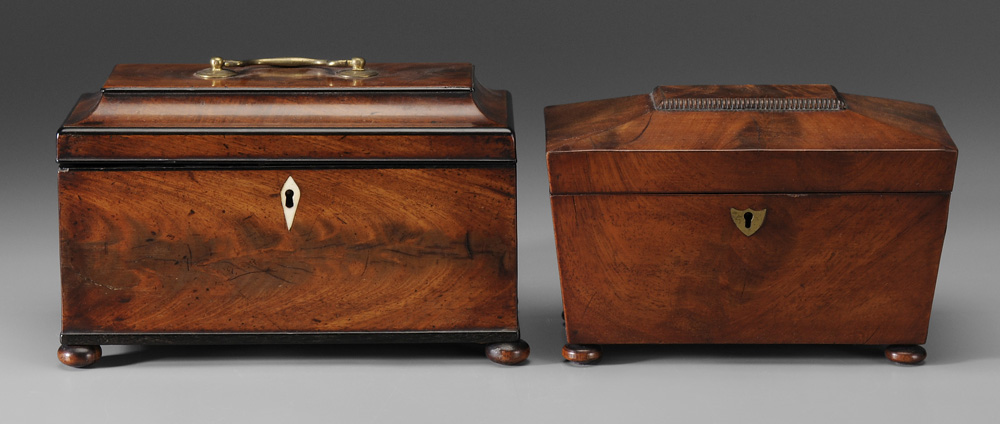Two Mahogany Boxes British 19th 119487