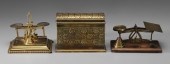 Two Brass Postal Scales, Letter Box