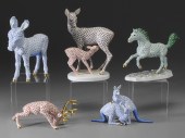 Five Herend Animal Figures Hungarian  1194c9