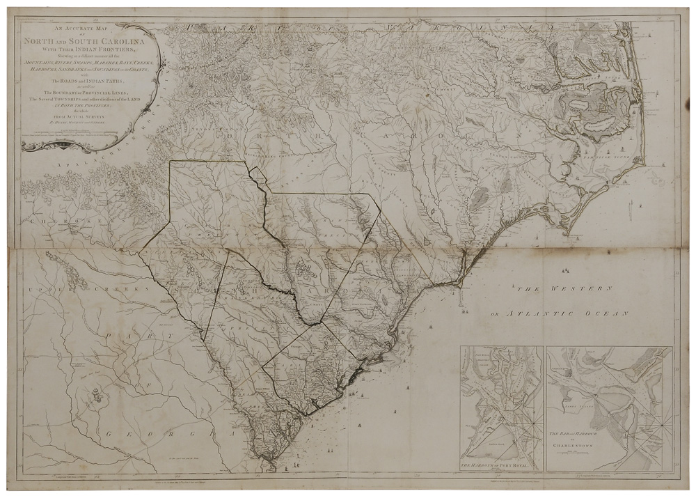 Henry Mouzon Map of the Carolinas 1194f3