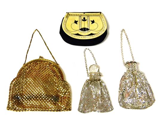 Four metallic purses including  1211cb
