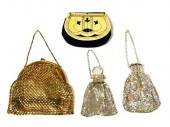Four metallic purses including: Whiting