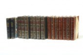SIXTEEN LEATHERBOUND VOLUMES.  Includes