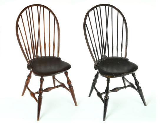 TWO WINDSOR STYLE CHAIRS Wallace 1219d3