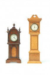 TWO WATCH HUTCHES.  American  20th century.