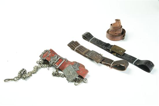 THREE BELTS AND A SLING Includes 121c72
