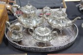 FOUR PIECE STERLING SILVER TEA/COFFEE