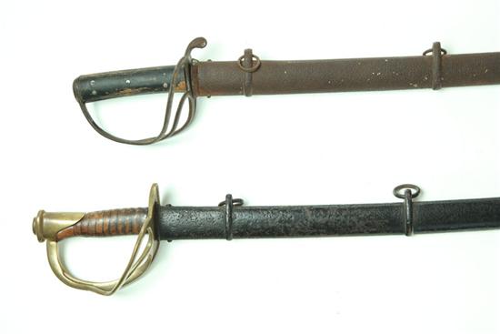 TWO SWORDS.  Mid 19th century. American cavalry