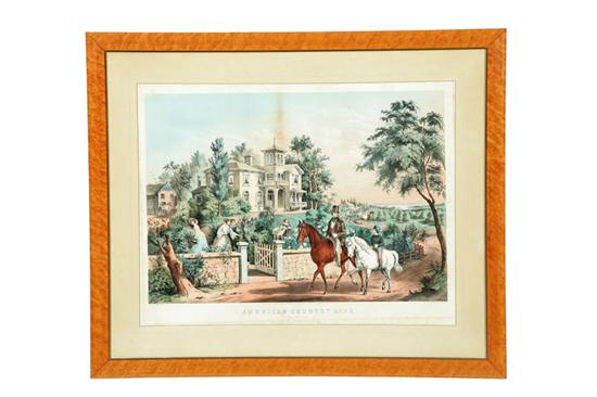 CURRIER AND IVES LITHOGRAPH American 1226b9
