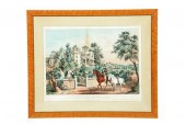 CURRIER AND IVES LITHOGRAPH.  American
