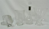 Steuben vase clear glass with 1206d7