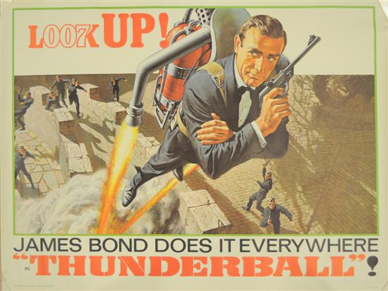 Thunderball poster  US  1965  rolled