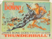 Thunderball poster US c 1960s 12080d