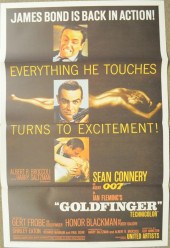 Goldfinger poster  1 Sheet  US 1964