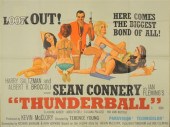 Thunderball poster  Quad  UK  1965 