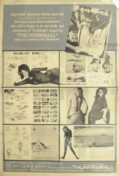 Thunderball Esquire magazine advertising