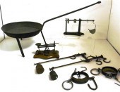 Collection of six 19th C. scales including