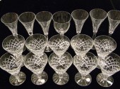 Waterford cut crystal  seventeen pieces